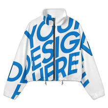 Lade das Bild in den Galerie-Viewer, Einzelbilddruck Damen / Frauen Fleece Hoodie kurze Jacke MWL476 mit Fotos Muster Text Logo selbst gestalten und bedrucken