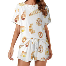 Lade das Bild in den Galerie-Viewer, Loungewear Set Damen Selbst Gestalten | Boxy Shirt & Shorts | S-5XL