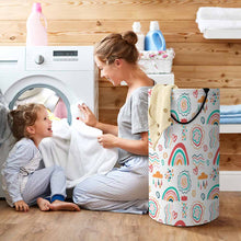 Lade das Bild in den Galerie-Viewer, Wäschekorb Spielzeug Aufbewahrungsbox Wäschesammler Groß Aufbewahrungskorb Kinderzimmer D 40 x H 69 CM mit Foto Design Motiv Text selbst gestalten und bedrucken