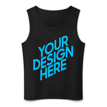 Lade das Bild in den Galerie-Viewer, Herren / Männer Mehrfarbige Weste BX aus reiner Baumwolle (Druck auf der Vorderseite) in europäischer Größe mit Foto Design Motiv Text selbst gestalten und bedrucken
