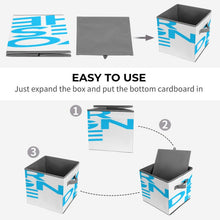 Lade das Bild in den Galerie-Viewer, Einzelbilddruck Zusammenklappbare Aufbewahrungsbehälter / Aufbewahrungsbox (vollständiger Druck) mit Foto Text selbst gestalten und bedrucken