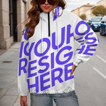 Lade das Bild in den Galerie-Viewer, Einzelbild-Design Damen / Frauen Doppelschicht Hoodie mit Taschen (mit Futter) MWL683 mit Foto Design Motiv Text selbst gestalten und bedrucken