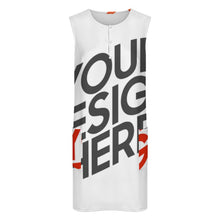 Lade das Bild in den Galerie-Viewer, Multi-Image-Design Damen / Frauen Westentaschenkleid LM456 mit Fotos Muster Text Logo selbst gestalten und bedrucken