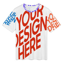 Lade das Bild in den Galerie-Viewer, Multi-Image-Design Damen / Herren T-Shirt mit Volldruck NT mit Foto Design Motiv Text selbst gestalten und bedrucken (Simple Design)