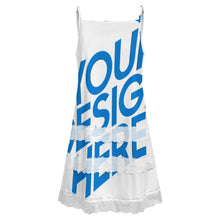 Lade das Bild in den Galerie-Viewer, Einzelbilddruck Damen / Frauen Unterkleid mit Spitzenbesatz SDS2520 mit Fotos Muster Text Logo selbst gestalten und bedrucken