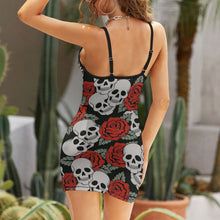 Lade das Bild in den Galerie-Viewer, Bodycon Minikleid mit Spaghettiträgern | High-Stretch & Custom Design