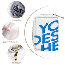 Lade das Bild in den Galerie-Viewer, Einzelbild-Design Geldbörsen / Geldbeutel Kartentasche aus Leder mit Foto selbst gestalten und bedrucken