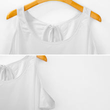 Lade das Bild in den Galerie-Viewer, Off-Shoulder T-Shirt Selbst Gestalten | Sexy U-Ausschnitt & Baumwoll-Touch