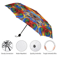 Lade das Bild in den Galerie-Viewer, Windfester Taschenschirm mit Foto | Automatik-Regenschirm personalisieren