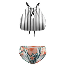 Lade das Bild in den Galerie-Viewer, Personalisierbarer Neckholder Bikini – Zweiteiler mit individuellem Motiv