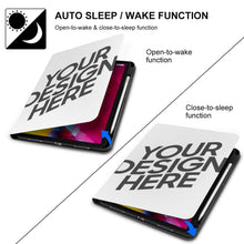 Lade das Bild in den Galerie-Viewer, Multi-Image-Design Hochwertige Buch Version iPad-Hülle für iPad Pro Air 2021 2020 mit Stiftschlitz mit Foto selbst gestalten und bedrucken