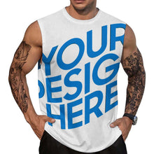 Lade das Bild in den Galerie-Viewer, Einzelbilddruck Männer / Herren Tanktop Ärmelloses T-Shirt A66K mit Fotos Muster Text Logo selbst gestalten und bedrucken
