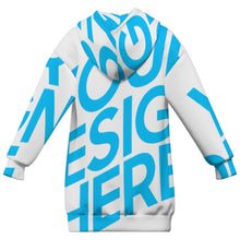 Lade das Bild in den Galerie-Viewer, Einzelbild-Design Kinder Kapuzensweatshirt MWZXU037 mit Foto Design Motiv Text selbst gestalten und bedrucken (Simple Design)