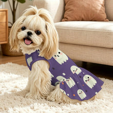 Lade das Bild in den Galerie-Viewer, Hunde- und Katzenkleid mit individuellem Aufdruck – Hawaii-Rüschenkleid für Haustiere im Sommer