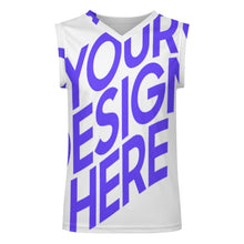 Lade das Bild in den Galerie-Viewer, Einzelbild-Design Herren / Männer Basketball Weste mit V-Ausschnitt TK mit Foto Design Motiv Text selbst gestalten und bedrucken