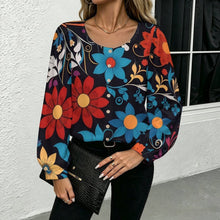 Lade das Bild in den Galerie-Viewer, Damen Bluse mit Puffärmeln – Personalisierbar im Leinenlook