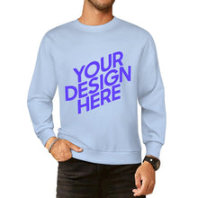 Lade das Bild in den Galerie-Viewer, 100% Baumwolle Vorder- und Hinterseite-Druck Herren Damen Unisex Langarm Sweatshirt Pullover Shirt Verschiedne Farben mit Foto Design Motiv Text selbst gestalten und bedrucken