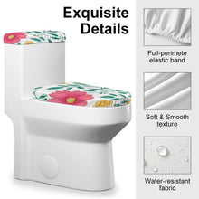 Lade das Bild in den Galerie-Viewer, WC-Deko-Set mit individuellem Aufdruck – 2-teilig aus Polyester