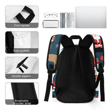 Lade das Bild in den Galerie-Viewer, Personalisierter Kinderrucksack mit individuellem Aufdruck – Oxford-Gewebe, 42x30x15 cm