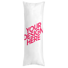 Lade das Bild in den Galerie-Viewer, Polyester Kissenbezug Kissenhülle beidseitig bedruckt (vertikale Version) (Doppelseitig verschiedene Bilder) mit Foto Muster Text selbst gestalten und bedrucken
