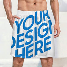 Lade das Bild in den Galerie-Viewer, Einzelbild-Design Herren / Männer Eisseide Schlafhose Kurz Pyjamashorts Mix & Relax LM012 mit Foto Design Motiv Text selbst gestalten und bedrucken