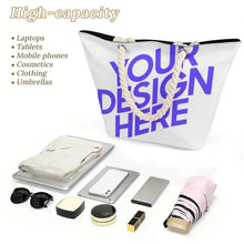 Lade das Bild in den Galerie-Viewer, Einzelbild-Design Hanfseil Tragetasche mit großem Fassungsvermögen XB0601066 mit Foto selbst gestalten und bedrucken