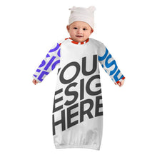 Lade das Bild in den Galerie-Viewer, Multi-Image-Design Hochwertiger Baby Schlafsack LM229 mit Fotos Muster Text Logo selbst gestalten und bedrucken