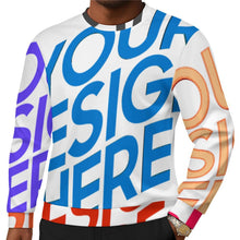 Lade das Bild in den Galerie-Viewer, Multi-Image-Design Herren / Männer Langärmeliges Pullover Sweatshirt C20H mit Foto Design Motiv Text selbst gestalten und bedrucken
