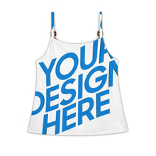 Lade das Bild in den Galerie-Viewer, Rückenfreie Tank Top mit Metallring DBX mit Foto Design Motiv Text selbst gestalten und bedrucken (Simple Design)