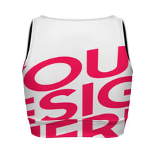 Lade das Bild in den Galerie-Viewer, Sport Yoga Reißverschluss Bra Top Damen / Frauen SDS2007 selbst gestalten und bedrucken