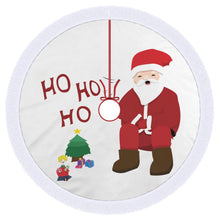 Lade das Bild in den Galerie-Viewer, Weihnachtsbaumdecke mit Quasten | Dein Foto als Fundament des Festes