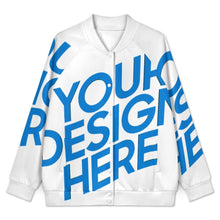 Lade das Bild in den Galerie-Viewer, Einzelbilddruck Damen / Frauen All Print College / Baseball Jacke SDS2507 mit Foto Text selbst gestalten und bedrucken