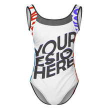 Lade das Bild in den Galerie-Viewer, Multi-Image-Design 2024 NEW Bademode Damen / Frauen Badeanzug Einteiler Monokini durchsichtige Netzstoff figurformend Schwimmanzug SDS2006 mit Foto Design Motiv Text selbst gestalten und bedrucken