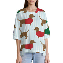 Lade das Bild in den Galerie-Viewer, Damen Oversize T-Shirt personalisieren | Weiches Drop-Shoulder Shirt