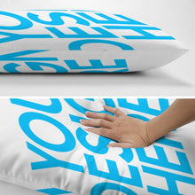 Lade das Bild in den Galerie-Viewer, Polyester Kissenbezug Kissenhülle beidseitig bedruckt (vertikale Version) (dasselbe Bild auf beiden Seiten) mit Foto Muster Text selbst gestalten und bedrucken