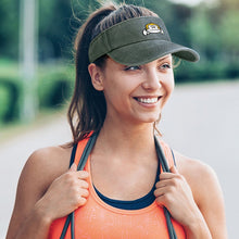 Lade das Bild in den Galerie-Viewer, Jeans Visor Cap personalisieren | Offen für Pferdeschwanz | Sonnenschutz