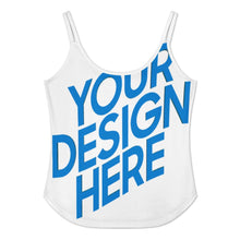 Lade das Bild in den Galerie-Viewer, Damen / Frauen Rückenfreies Tank Top UDX mit Foto Design Motiv Text selbst gestalten und bedrucken (Simple Design)