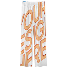 Lade das Bild in den Galerie-Viewer, Personalisierter Multi-Image-Druck Herren Schlafanzug Pajama LM092 in langer Form 2-tlg. mit Fotos Muster Text Logo selbst gestalten und bedrucken