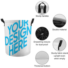 Lade das Bild in den Galerie-Viewer, Staubdichter Wäschekorb mit staubdichtem Gürtel mit Foto Text selbst gestalten und bedrucken