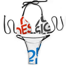 Lade das Bild in den Galerie-Viewer, Multi-Image-Druck Sexy Damen / Frauen Bademode Triangel Bikini Set SDS0314 mit Fotos Muster Text Logo selbst gestalten und bedrucken