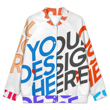 Lade das Bild in den Galerie-Viewer, Multi-Image-Druck Damen / Frauen All Print College / Baseball Jacke SDS2507 mit Foto Text selbst gestalten und bedrucken