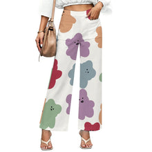 Lade das Bild in den Galerie-Viewer, Damen Hose weites Bein mit Taschen bedruckbar