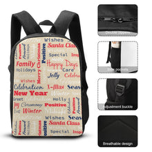 Lade das Bild in den Galerie-Viewer, Schulrucksack stabil 17 Zoll | Robuster 600D Polyester Rucksack