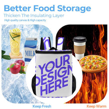 Lade das Bild in den Galerie-Viewer, Eisbeutel Taschen Rucksack Schultasche Schulrucksack 0536 mit Fotos Muster Text Logo selbst gestalten und bedrucken