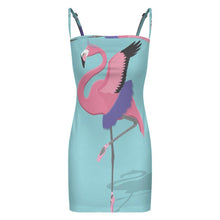 Lade das Bild in den Galerie-Viewer, Damen Trägerkleid mit Foto | Figurbetontes Kleid aus Milchseide