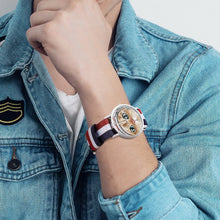 Lade das Bild in den Galerie-Viewer, Uhr ohne Ziffern personalisiert | Minimalistische Uhr mit Nylonband