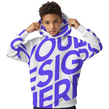 Lade das Bild in den Galerie-Viewer, Einzelbild-Design Kinder Kapuzensweatshirt Hoodie SDS127 mit Foto Design Motiv Text selbst gestalten und bedrucken