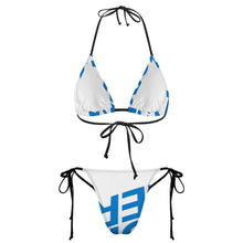 Lade das Bild in den Galerie-Viewer, Einzelbild-Design Damen / Frauen Push-Up Triangel Bikini Set Bademode SDS0313 mit Fotos Muster Text Logo selbst gestalten und bedrucken