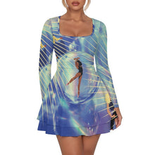 Lade das Bild in den Galerie-Viewer, Damen Sweatshirt mit V-Ausschnitt – individuell gestaltbar