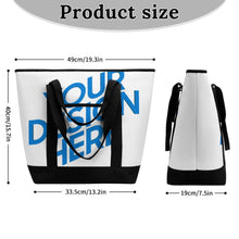 Lade das Bild in den Galerie-Viewer, Einzelbild-Design Isolierte Einkaufstasche mit großem Fassungsvermögen XB0601064 mit Foto selbst gestalten und bedrucken